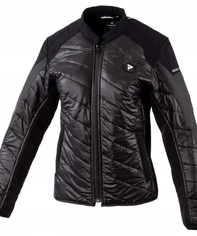 Motociklininkės striukė Rebelhorn Hardy II Lady Grey/Black/Fluo Yellow XS
