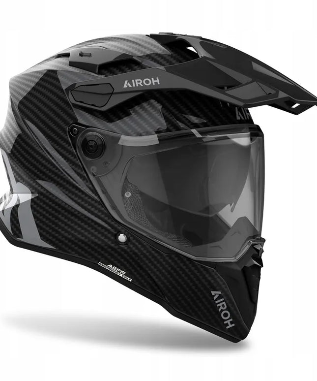Motociklininko šalmas Airoh Commander 2 Carbon Full Carbon Gloss XXL