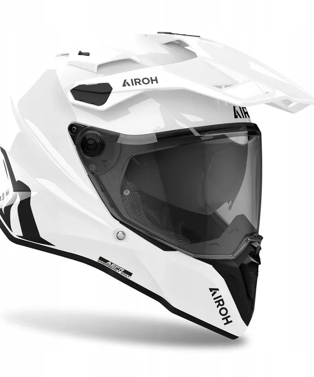 Motociklininko šalmas Airoh Commander 2 Color White Gloss M