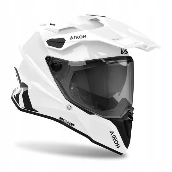 Motociklininko šalmas Cross Enduro Airoh Commander 2 Color White Gloss
