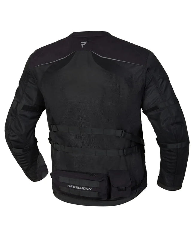 Motociklininko striukė Rebelhorn Brutale Black XL