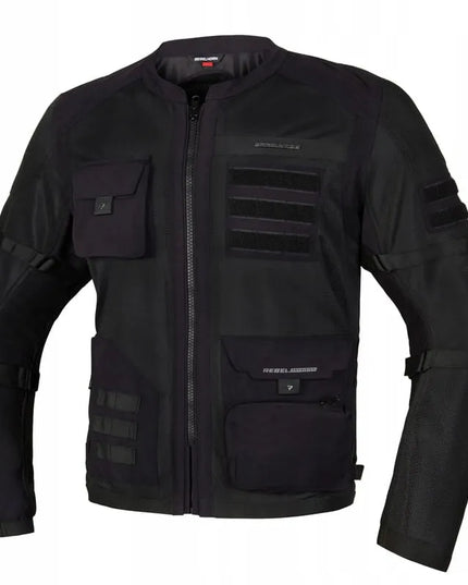 Motociklininko striukė Rebelhorn Brutale Black XL