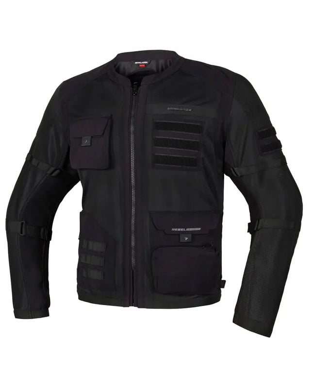 Motociklininko striukė Rebelhorn Brutale Black XL