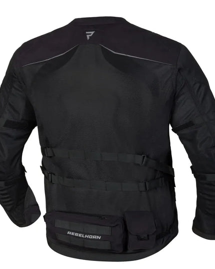 Motociklininko striukė Rebelhorn Brutale Black XXL DOVANAI