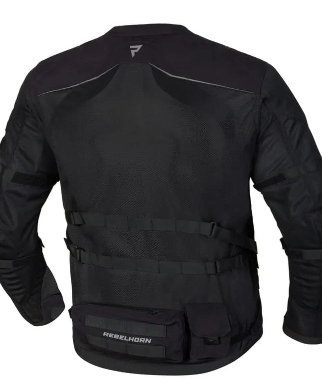 Motociklininko striukė Rebelhorn Brutale Black XXL DOVANAI