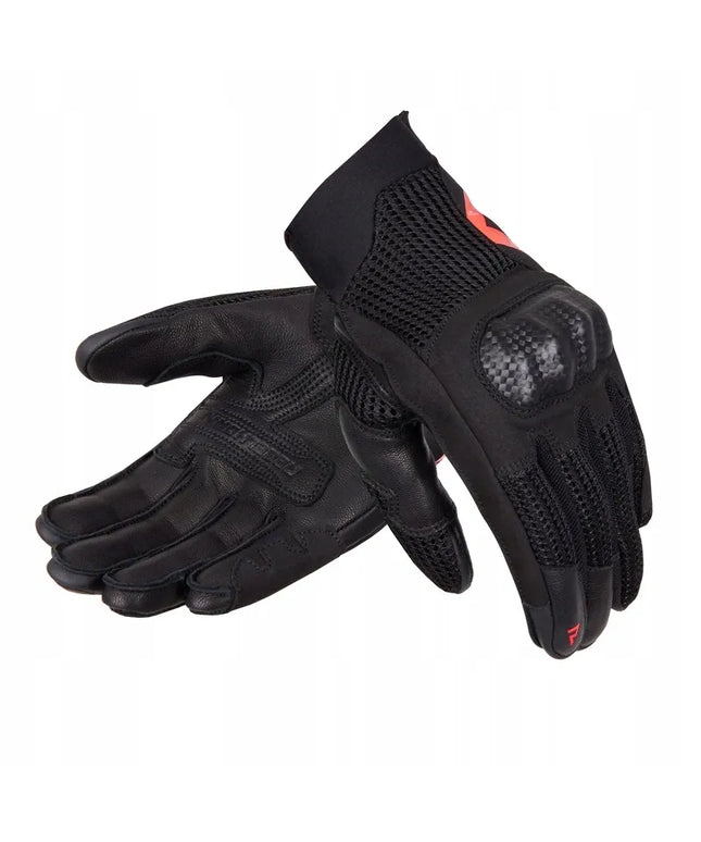 Motociklinio pirštinės Rebelhorn GAP III Lady BLACK/FLUO RED