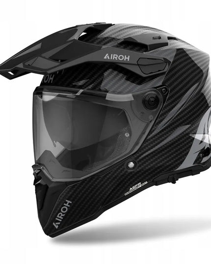 Motociklinis šalmas Airoh Commander 2 Carbon Full Carbon Gloss XL