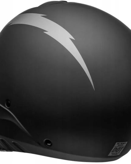 Motociklinis šalmas BELL BROOZER ARC MATTE BLACK/GREY su dviem stiklais
