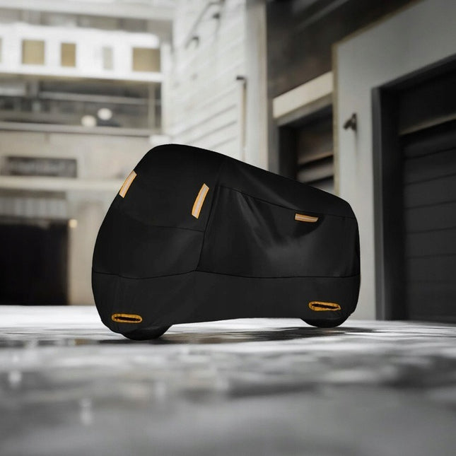 Motociklo, motorolerio ir dviračio uždangalas vandeniui atsparus Oxford 210D PU