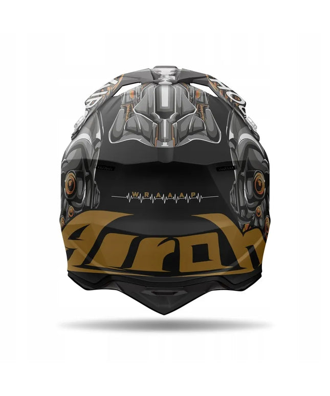 Motociklo šalmas Airoh Wraaap Cyborg Matt L