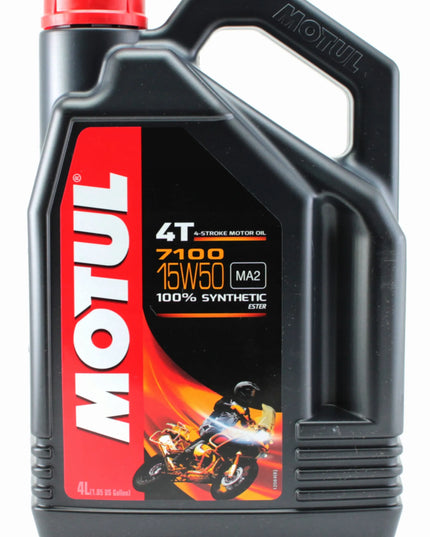 MOTUL 7100 15W50 4L sintetinė alyva + K&N tepalo filtras
