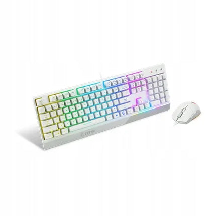 MSI Vigor GK30 COMBO WHITE laidinės klaviatūros ir pelės rinkinys
