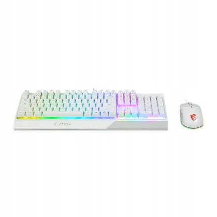 MSI Vigor GK30 COMBO WHITE laidinės klaviatūros ir pelės rinkinys
