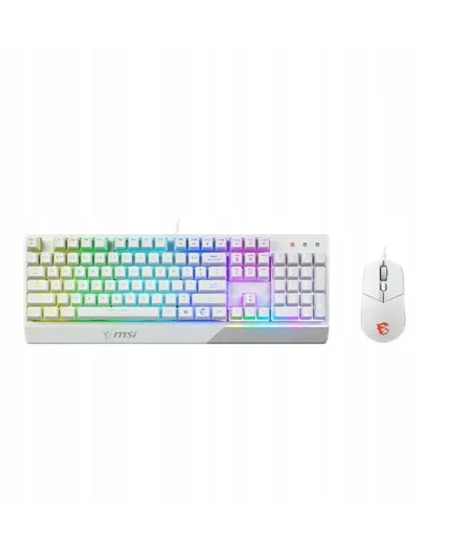 MSI Vigor GK30 COMBO WHITE laidinės klaviatūros ir pelės rinkinys