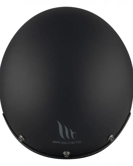 MT HELMETS LE MANS 2 SV S JET BLACK MATT atviras motociklininko šalmas