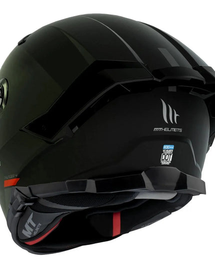 MT THUNDER 4 SV SOLID BLACK MATT Motociklininko šalmas integralinis
