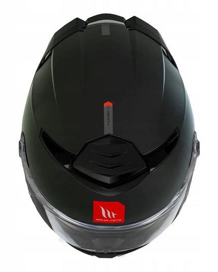 MT THUNDER 4 SV SOLID BLACK MATT Motociklininko šalmas integralinis