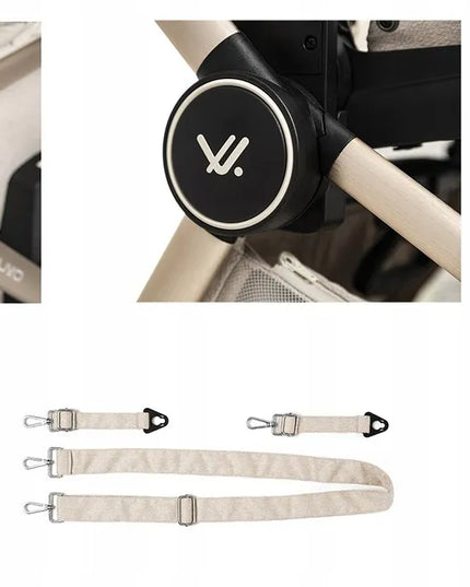 Muuvo Quick Boho - daugiafunkcis vaikiškas vežimėlis, 2 viename rinkinys | Beige