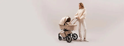 Muuvo Quick Boho - daugiafunkcis vaikiškas vežimėlis, 2 viename rinkinys | Beige