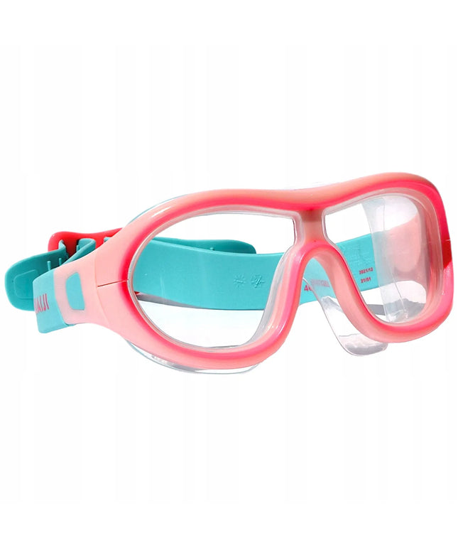 Nabaiji Swimdow V2 S Pink vaikiški plačiaekraniai plaukimo akiniai