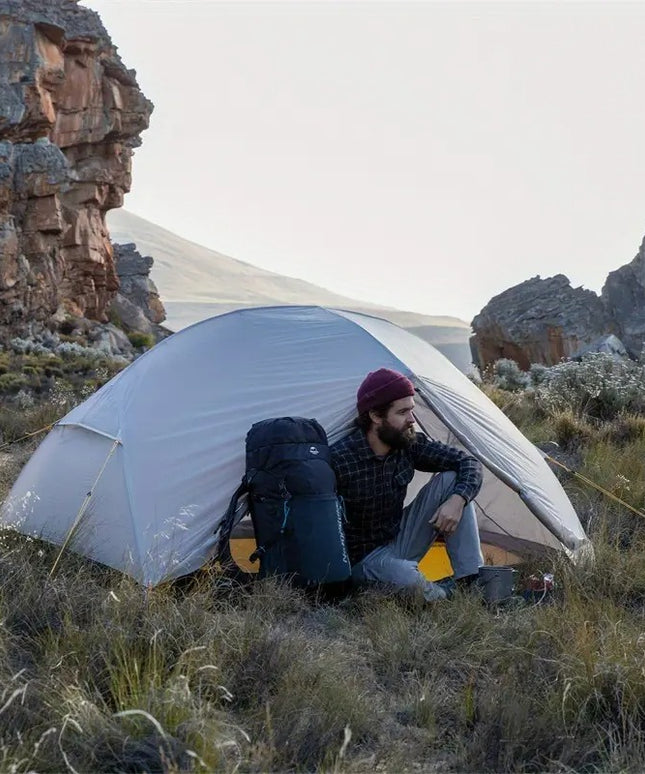 Naturehike Mongar 2 tamsiai mėlyna lengva turistinė palapinė 2 asmenims – atspari vandeniui