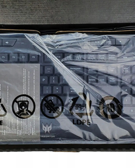 Nauja ACER PREDATOR USB klaviatūra ir pelė (itališka)
