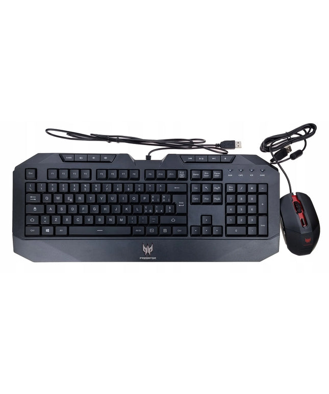 Nauja ACER PREDATOR USB klaviatūra ir pelė (itališka)