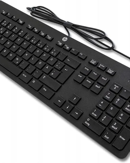 NAUJA HP klaviatūra ir pelė – laidinis USB komplektas biurui