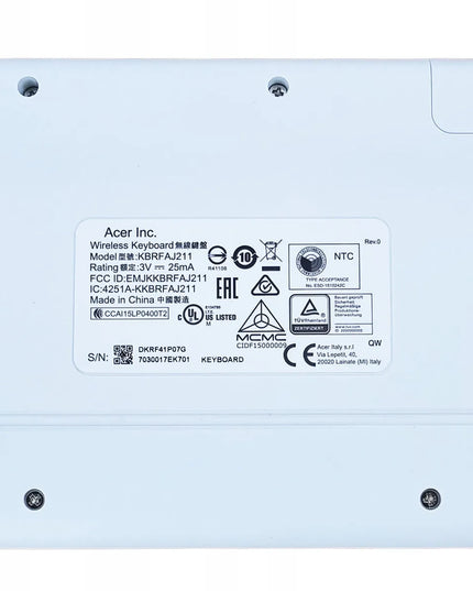 NAUJA KOMPAKTIŠKA ACER KLAVIATŪRA IR PELĖ KOMPIUTERIUI USB ANGLIŠKA UK