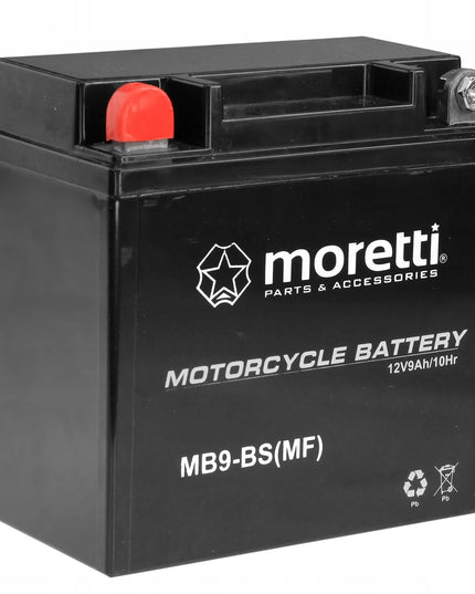 NAUJAS AKUMULIATORIUS 9AH MORETTI MB9 BS GELINIS AGM QUAD ATV Martinelli