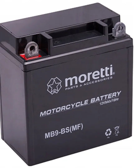 NAUJAS AKUMULIATORIUS 9AH MORETTI MB9 BS GELINIS AGM QUAD ATV Martinelli