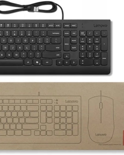 Naujas Lenovo Essential laidinės klaviatūros ir pelės rinkinys