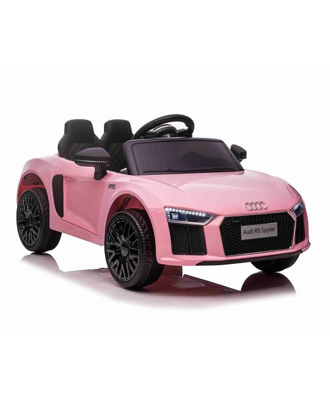 NAUJAUSIAS ORIGINALUS AUDI R8 SU LICENCIJA – MINKŠTA SĖDYNĖ IR MINKŠTI RATAI