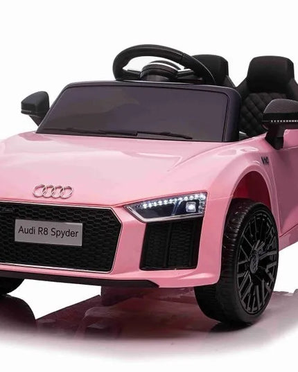 NAUJAUSIAS ORIGINALUS AUDI R8 SU LICENCIJA – MINKŠTA SĖDYNĖ IR MINKŠTI RATAI