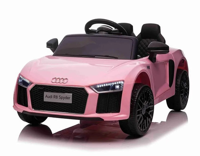 NAUJAUSIAS ORIGINALUS AUDI R8 SU LICENCIJA – MINKŠTA SĖDYNĖ IR MINKŠTI RATAI