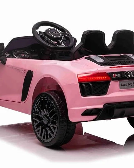 NAUJAUSIAS ORIGINALUS AUDI R8 SU LICENCIJA – MINKŠTA SĖDYNĖ IR MINKŠTI RATAI