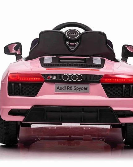 NAUJAUSIAS ORIGINALUS AUDI R8 SU LICENCIJA – MINKŠTA SĖDYNĖ IR MINKŠTI RATAI