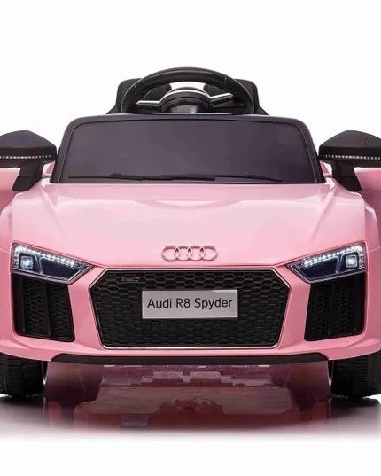 NAUJAUSIAS ORIGINALUS AUDI R8 SU LICENCIJA – MINKŠTA SĖDYNĖ IR MINKŠTI RATAI
