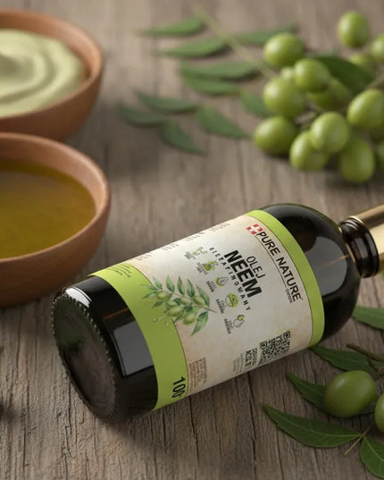 Neem aliejus nerafinuotas natūralus šalto spaudimo 500ml 0,5L