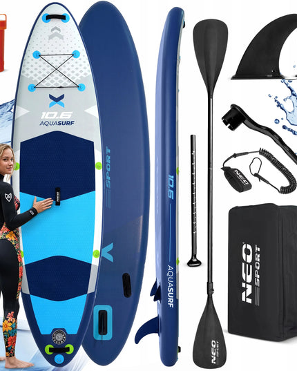 Neo-sport pripučiama SUP irklentė 320 cm su priedais
