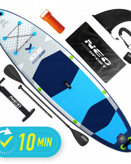 Neo-sport pripučiama SUP irklentė 320 cm su priedais