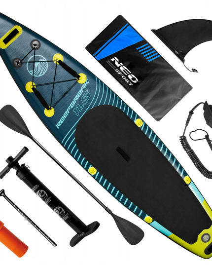 Neo-sport Reefbreak SUP irklentė 350 x 81 x 15 cm 7-in-1 rinkinys