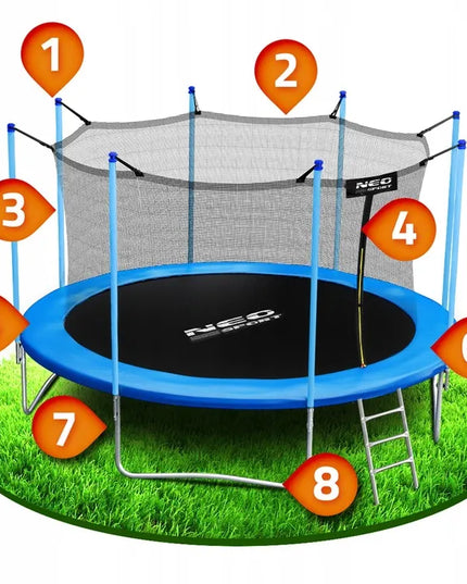 Neo-sport sodo batutas (365–374 cm) 12 pėdų, 2024 m. modelis
