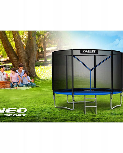 Neo-sport sodo batutas 6FT/183 cm su išoriniu tinklu ir kopėčiomis