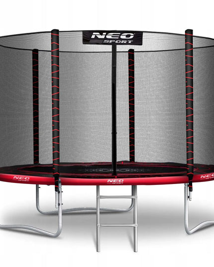 Neo-sport sodo batutas 6FT/183 cm su išoriniu tinklu ir kopėčiomis