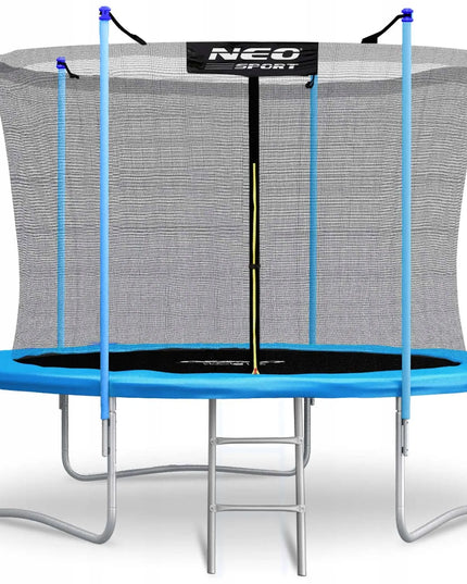 Neo-sport sodo batutas 6ft/183cm su vidiniu tinklu ir kopėčiomis