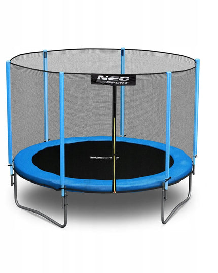 Neo-sport sodo batutas 8ft (252 cm) su išoriniu tinklu ir kopėčiomis