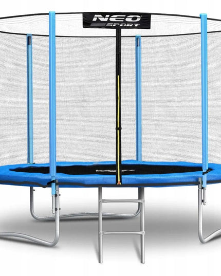 Neo-sport sodo batutas 8ft (252 cm) su išoriniu tinklu ir kopėčiomis