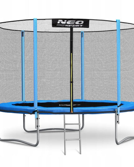 Neo-sport sodo batutas 8ft (252 cm) su išoriniu tinklu ir kopėčiomis