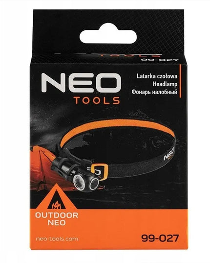 NEO TOOLS pakraunamas LED galvos žibintuvėlis, 600 lm